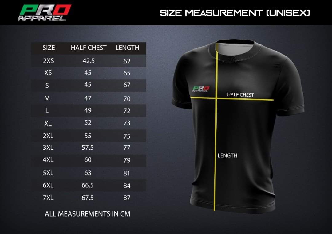 Sizing Chart