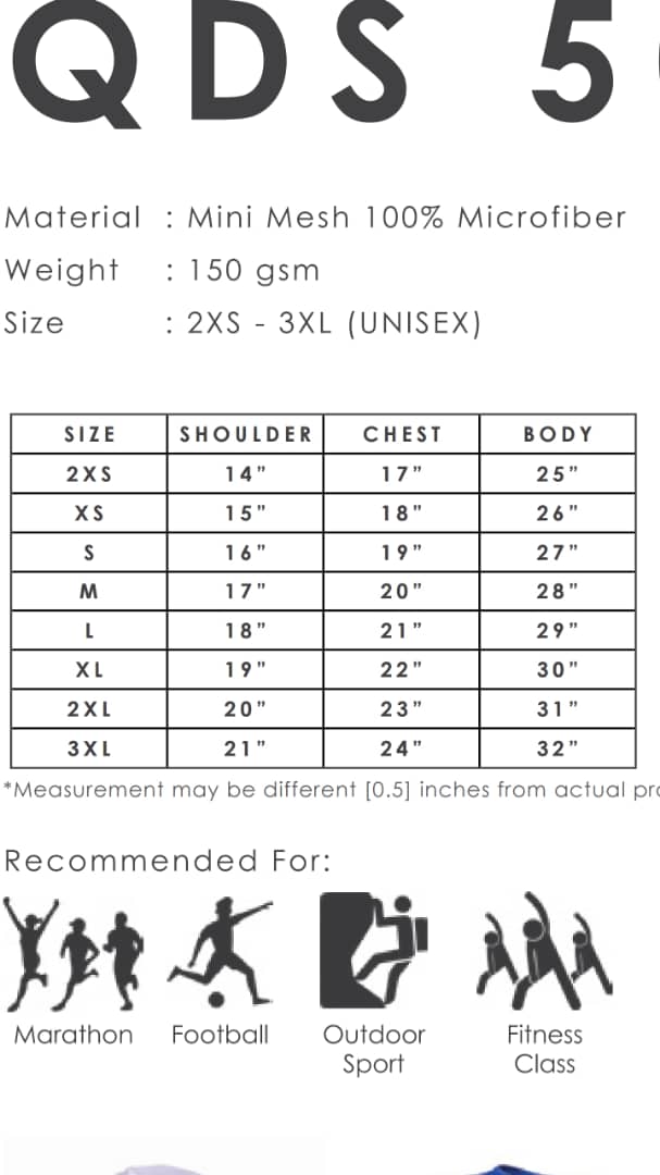 sizing chart