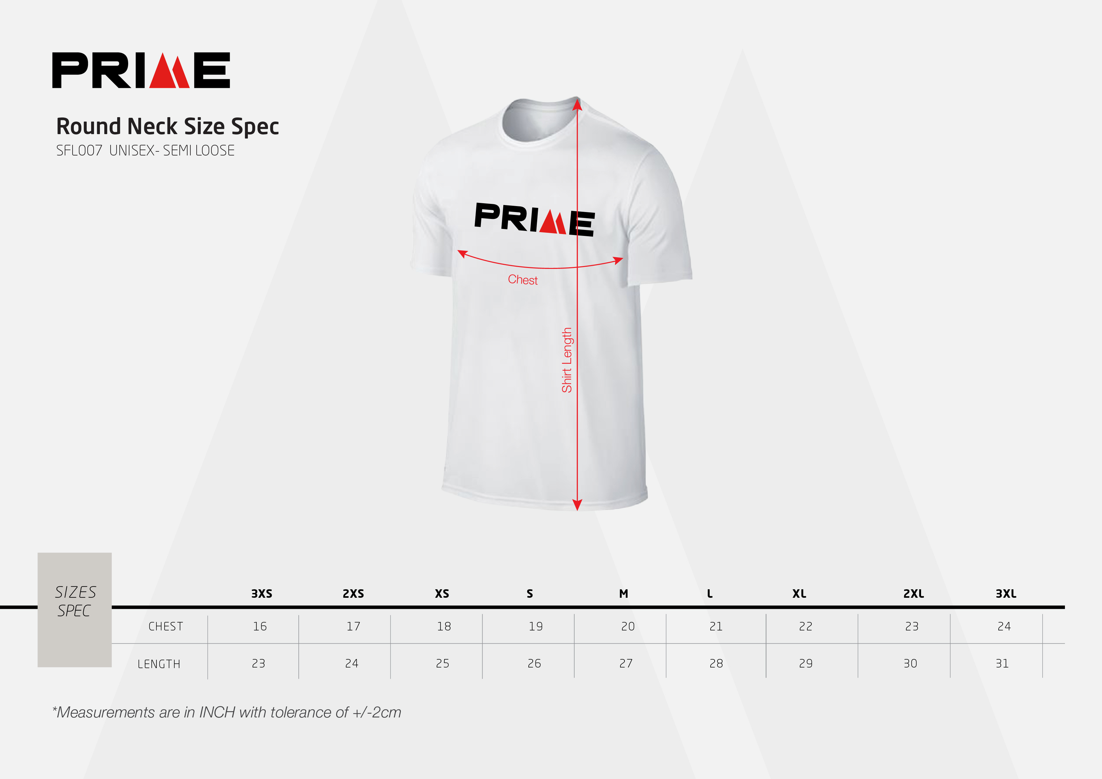 sizing chart