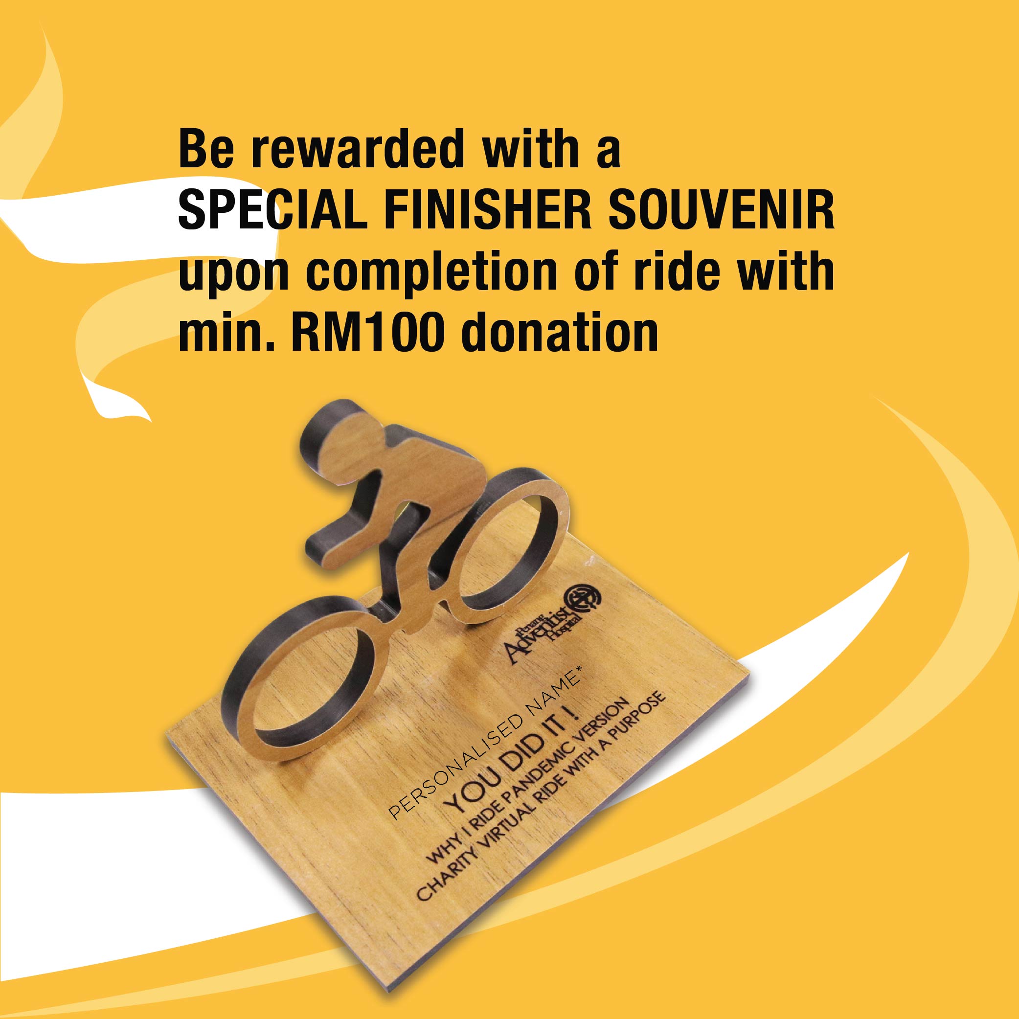 Why I Ride Special Finisher Souvenir