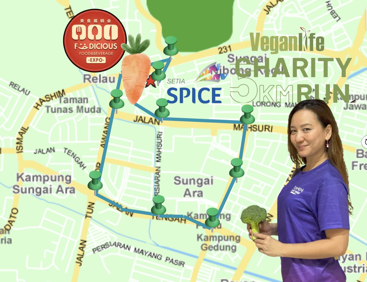 Vegan Life Run Route Map