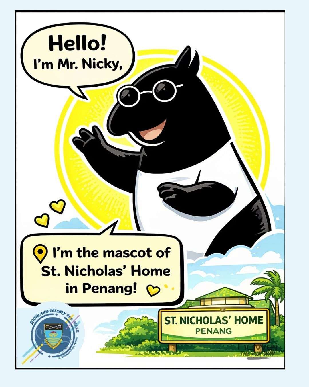 Mr Nicky St Nicholas Home Tapir Howei