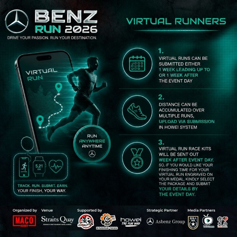 Benz Run Virtual Info