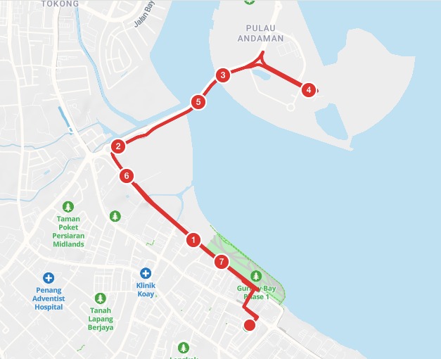 chapel st route map