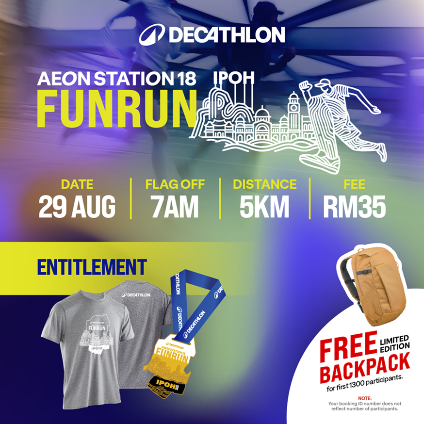 Decathlon Ipoh Section 18 Grand Opening Fun Run 2026 banner