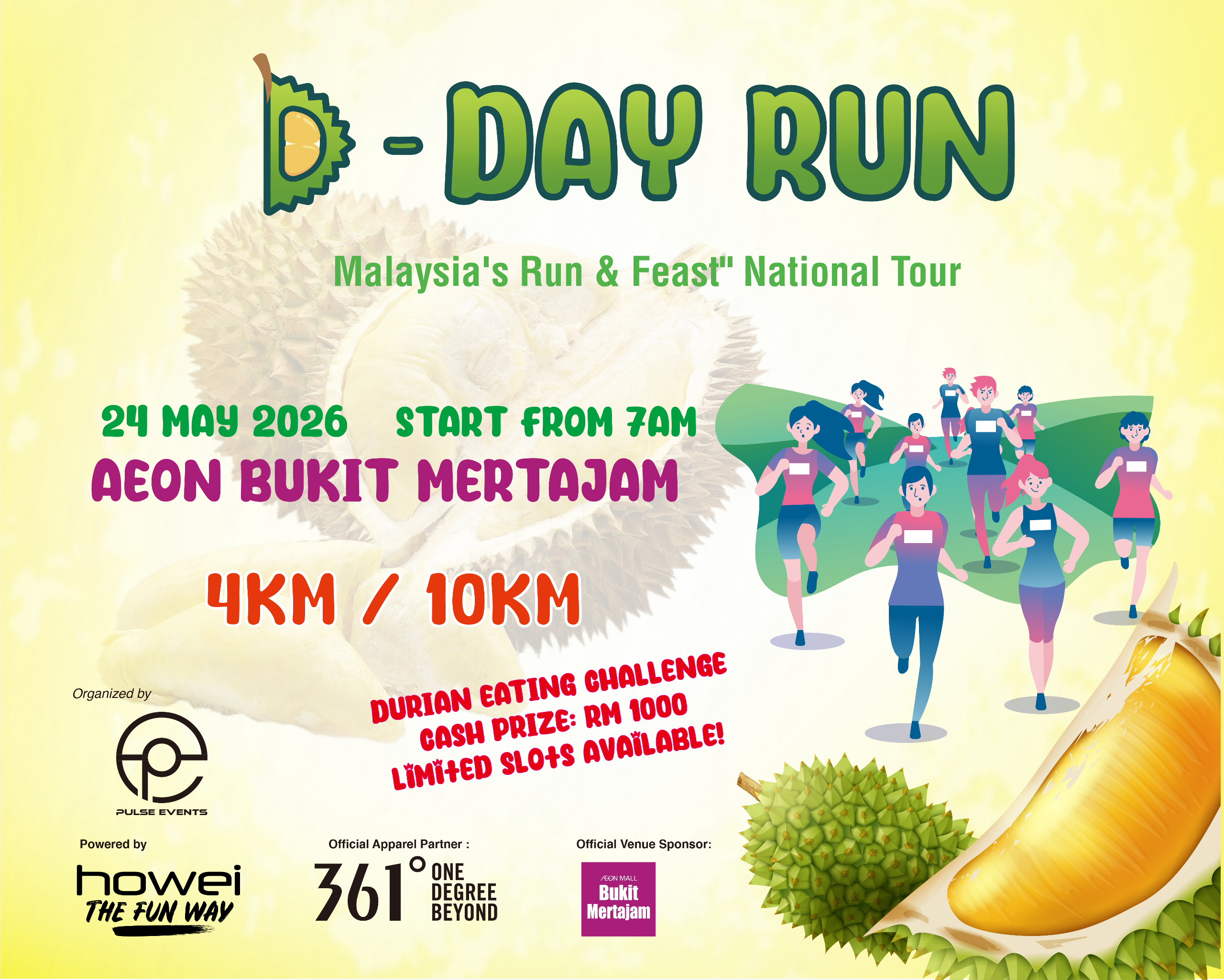 D - Day Run Bukit Mertajam banner