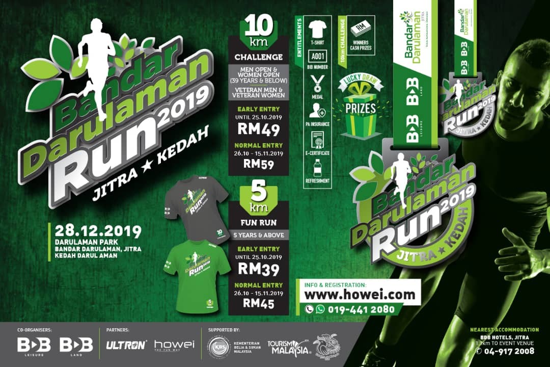 Bandar Darulaman Run 2019 banner