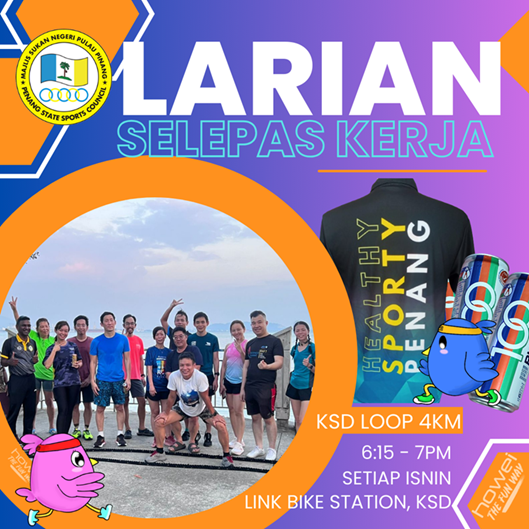 Larian Selepas Kerja - KSD Mon Fun Run December banner