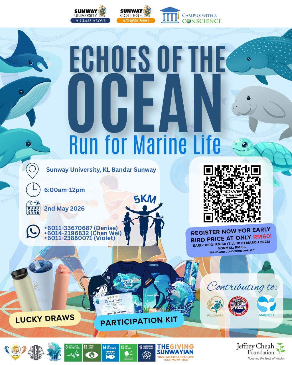 Echoes of the Ocean - Run For Marine Life banner