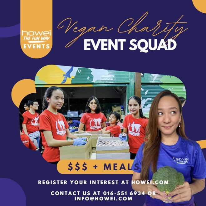 Vegan Charity Event Crew Wanted banner