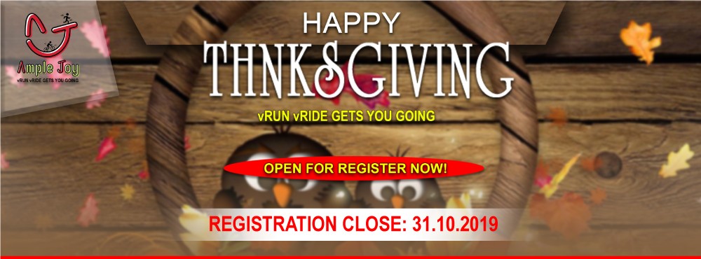 Thanksgiving vRun 2019 banner
