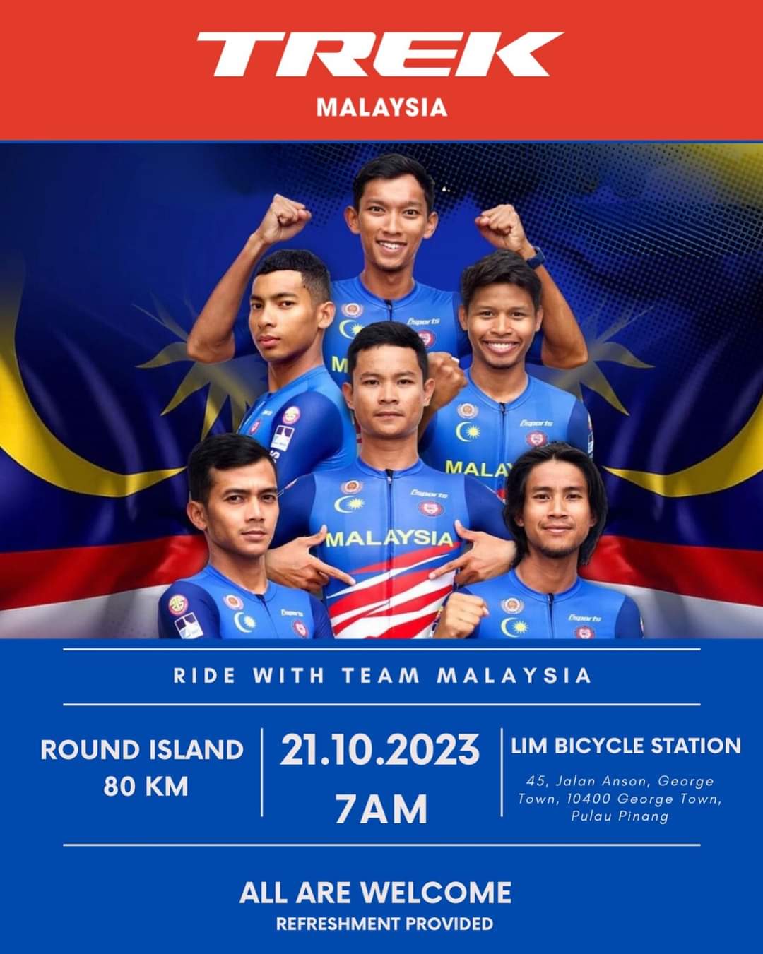 Trek Malaysia - Ride With Team Malaysia banner