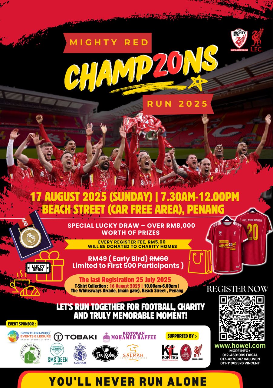 Mighty Red Champ20ns Run 2025 banner