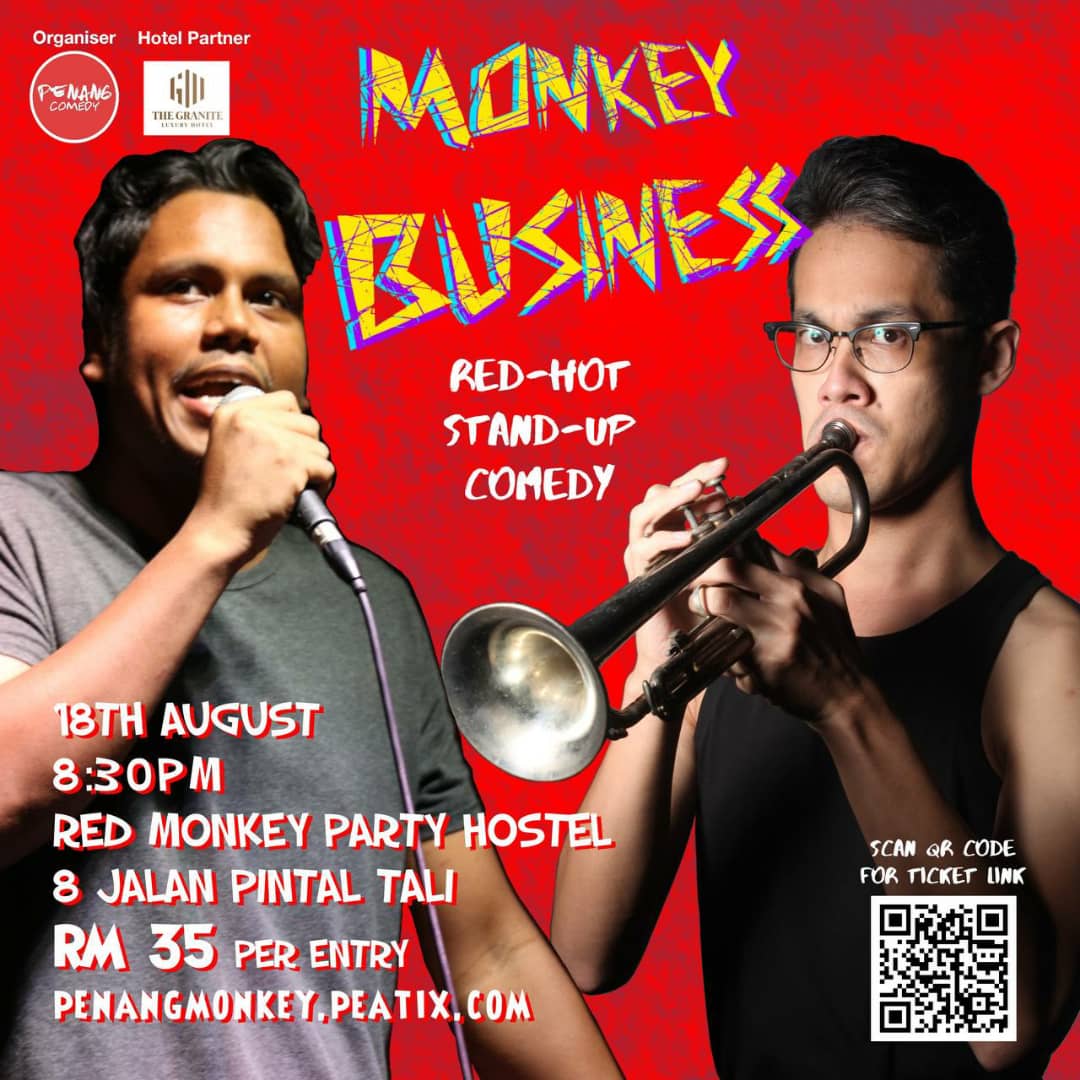 Monkey Business - Red-Hot Stand-Up Comedy banner