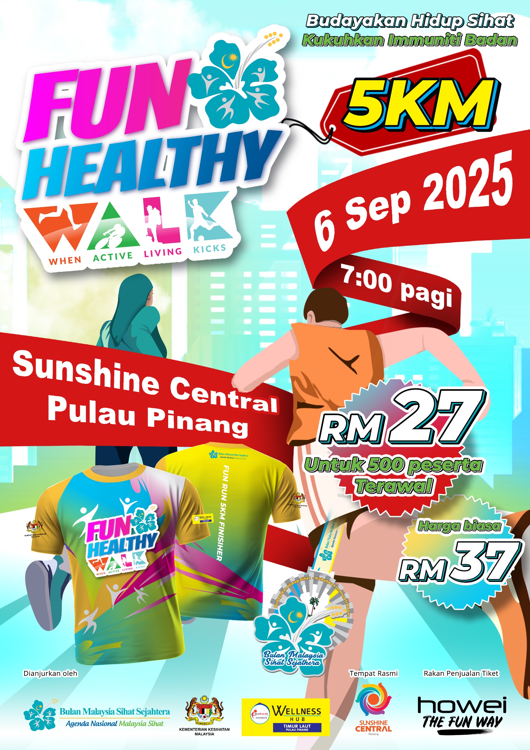 Fun Healthy Walk 2025 banner
