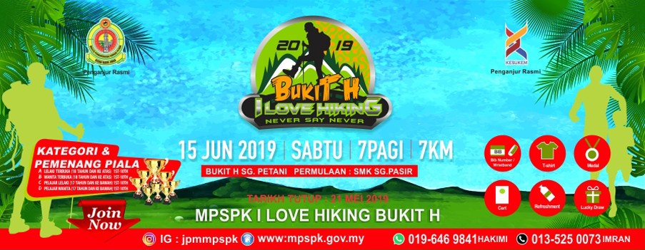 MPSPK I Love Hiking Bukit H banner