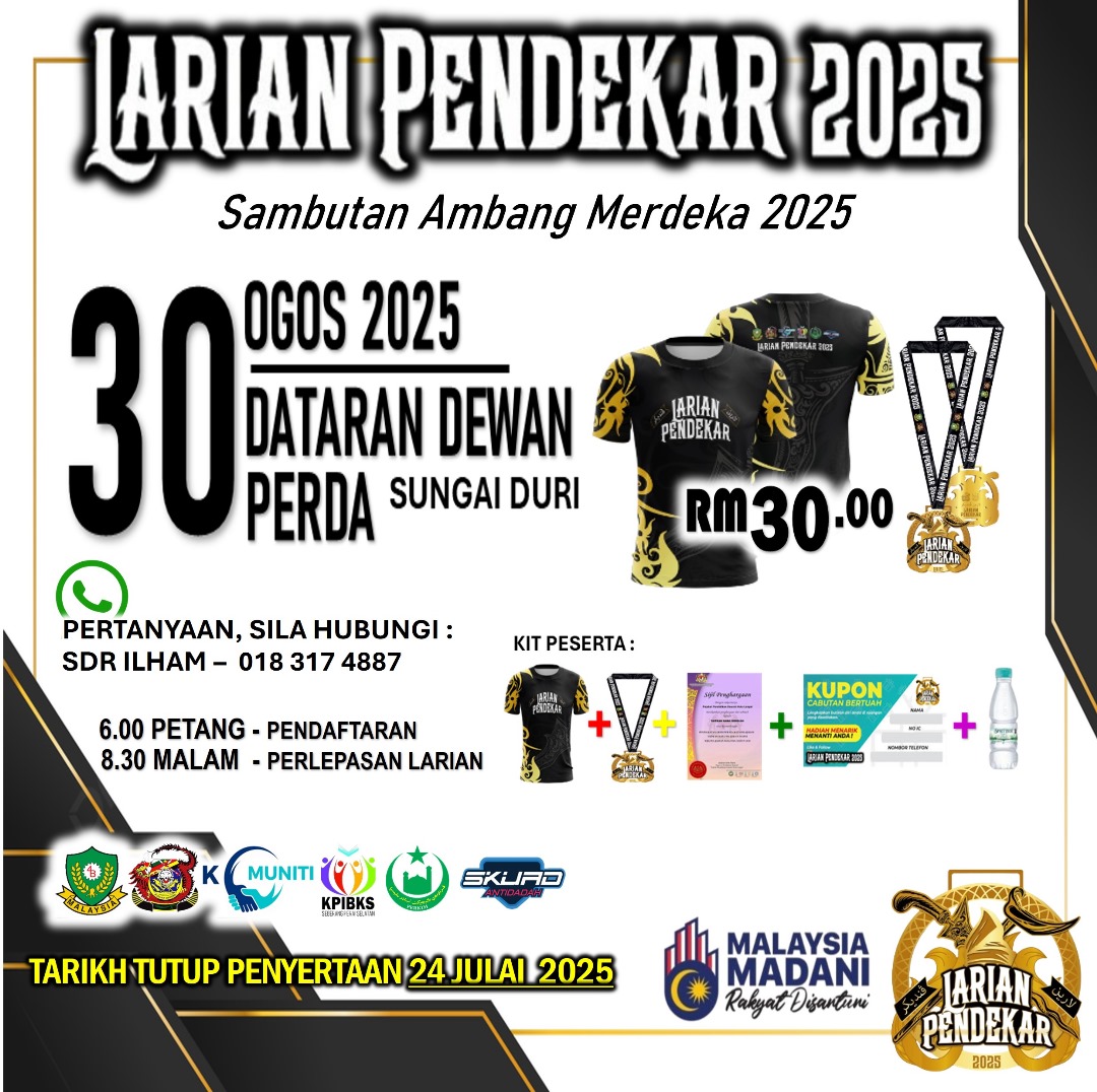 Larian Pendekar 2025 banner