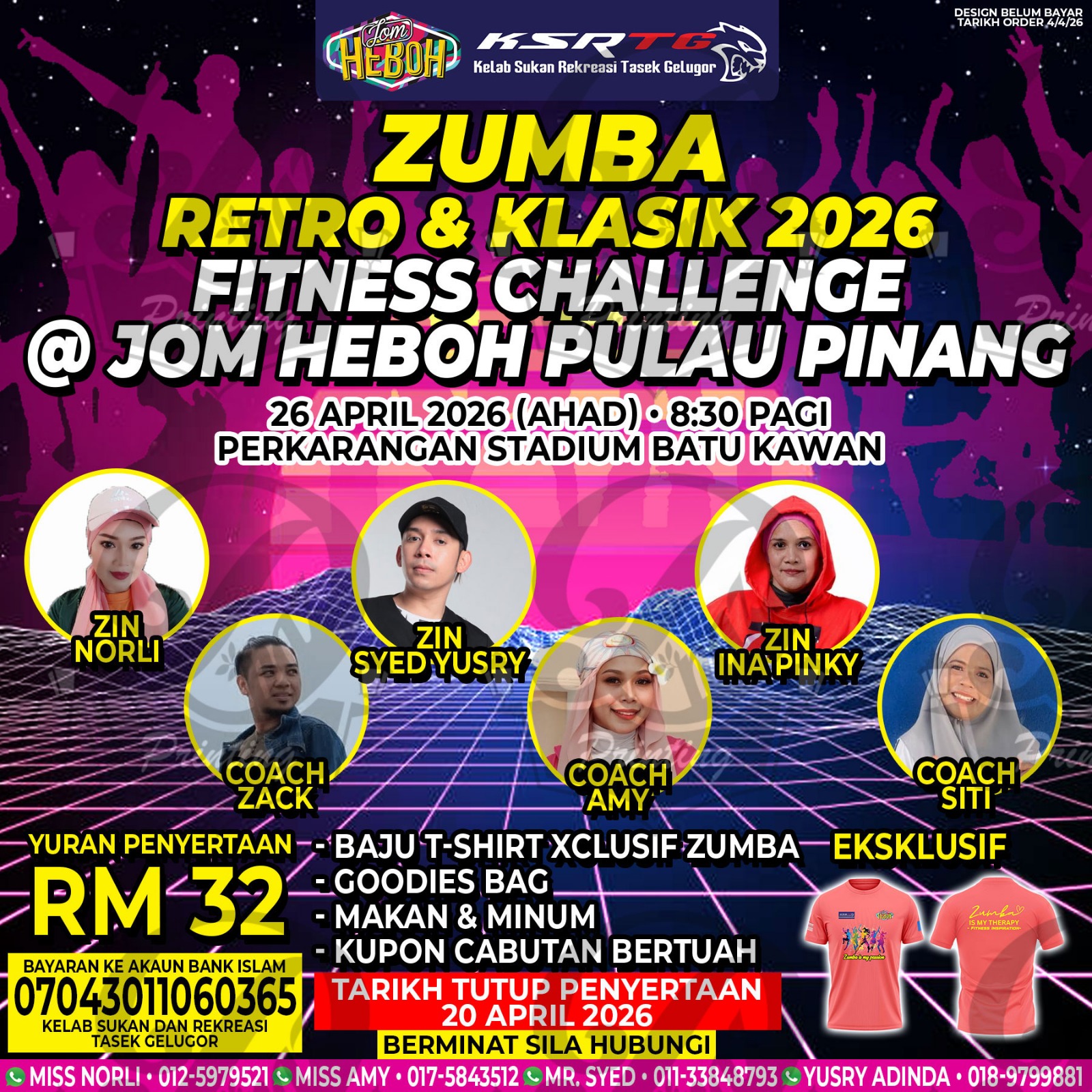 Zumba Retro & Klasik 2026 banner