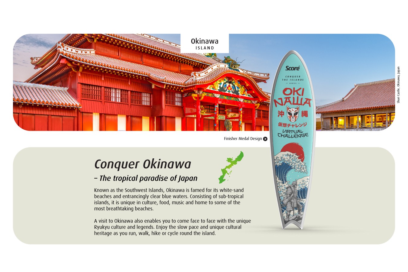SCORE Conquer the Island Series - Conquer Okinawa banner