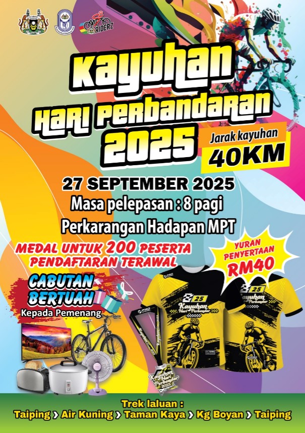 Kayuhan Hari Perbandaran 2025 banner