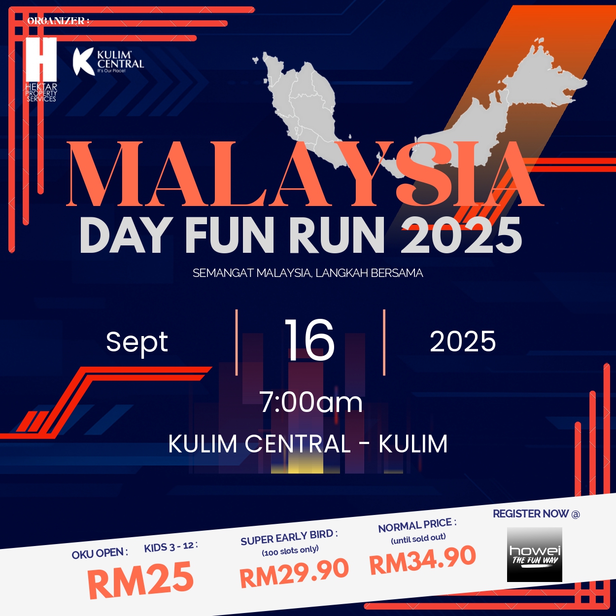 Malaysia Day Fun Run 2025 banner