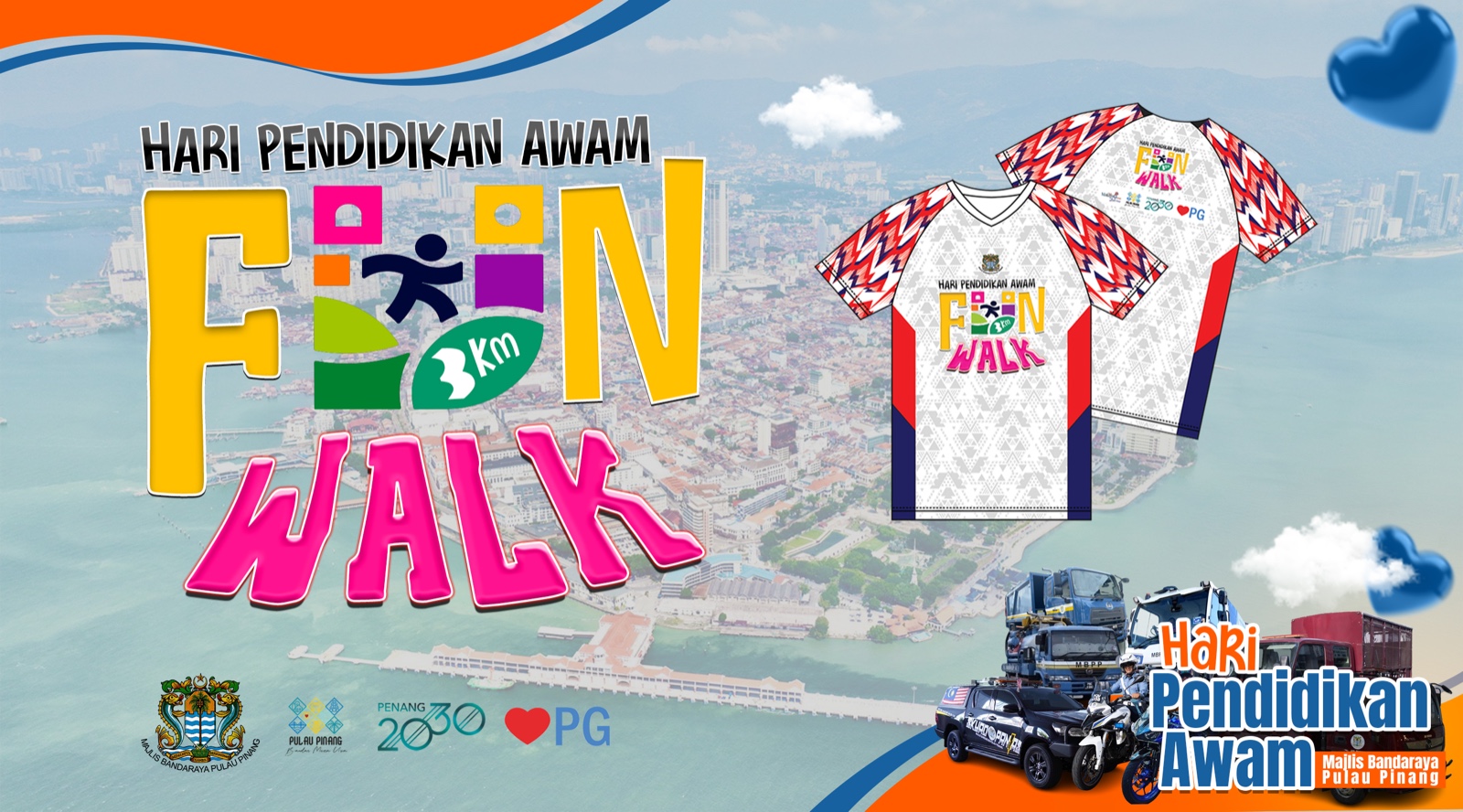 Fun Walk 3KM Sempena Hari Pendidikan Awam MBPP 2025 banner