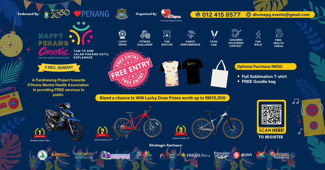 Happy Penang Carnival 2023 -Merch Drop banner
