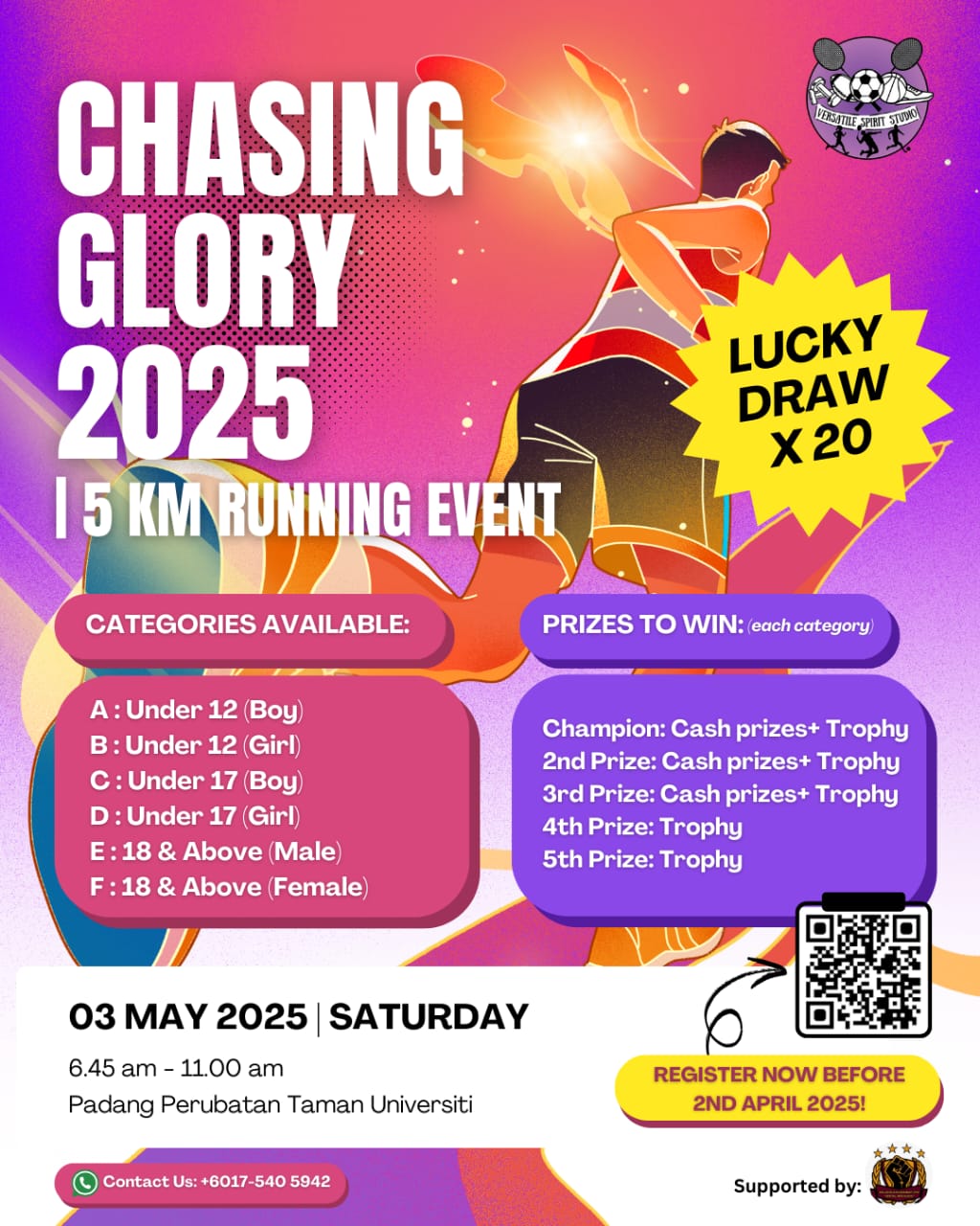 Chasing Glory 2025 banner