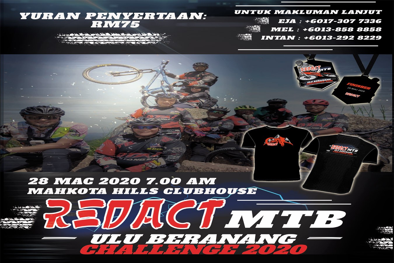 REDACT MTB Ulu Beranang Challenge 2020 banner