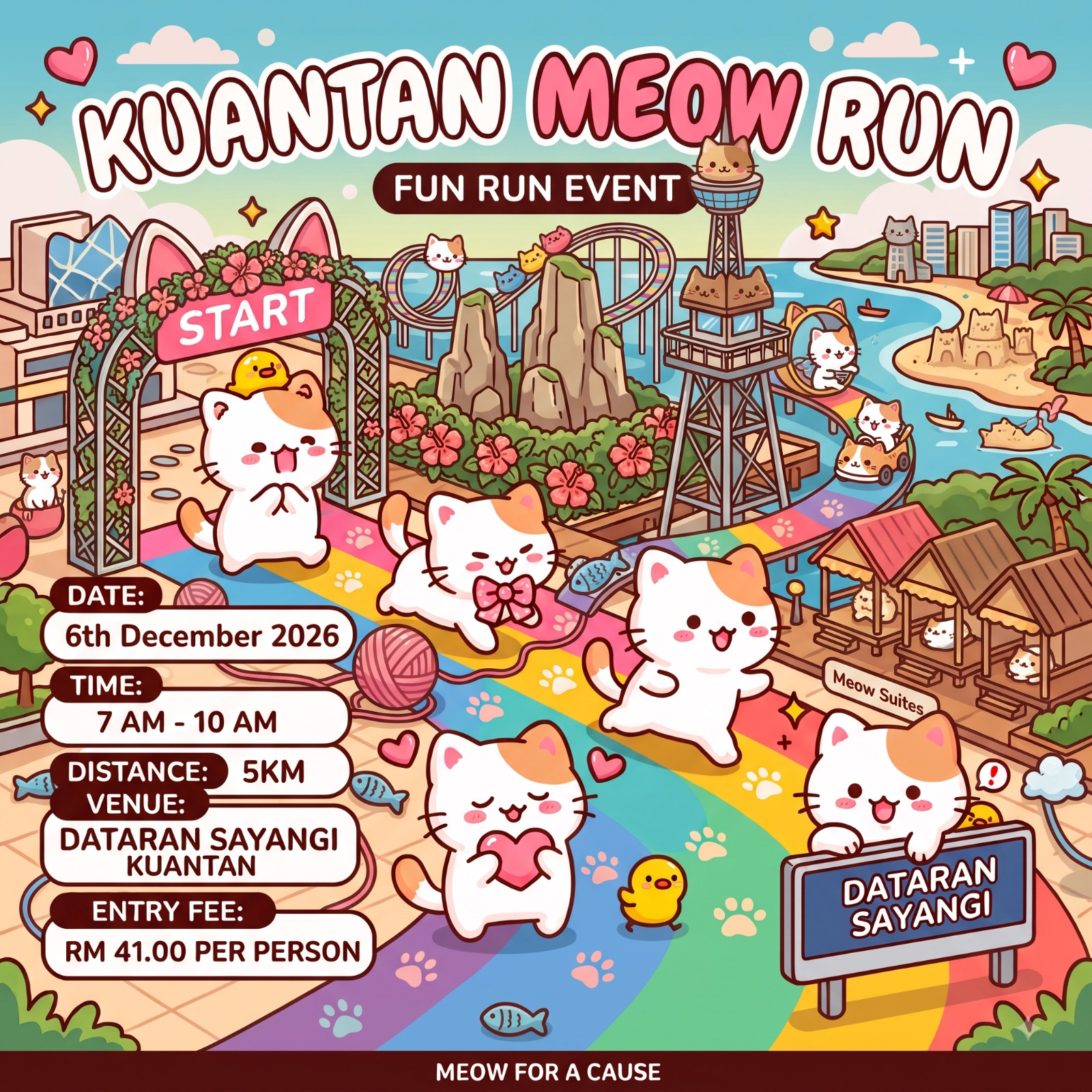 Kuantan Meow Run banner