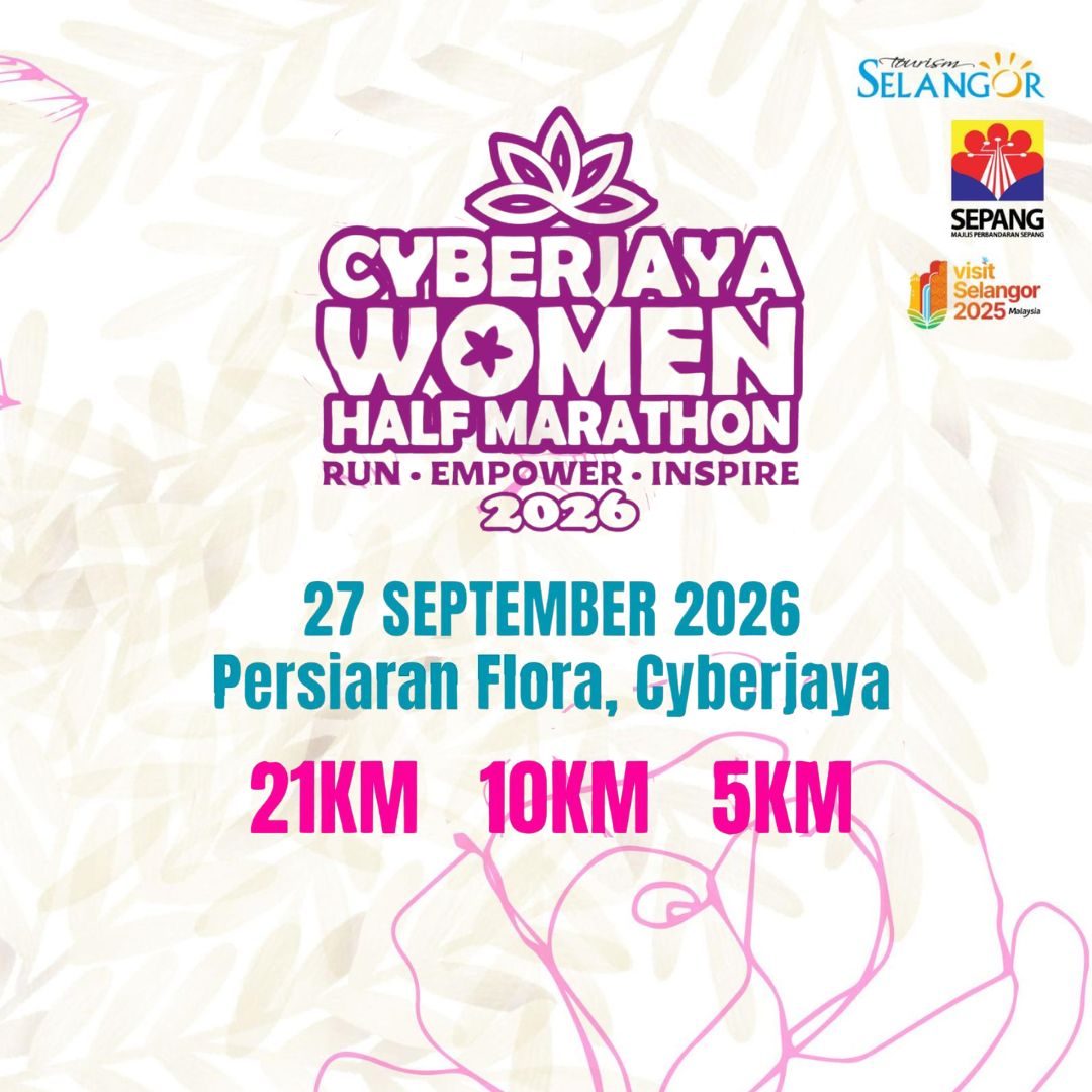 Cyberjaya Women Half Marathon 2026 banner