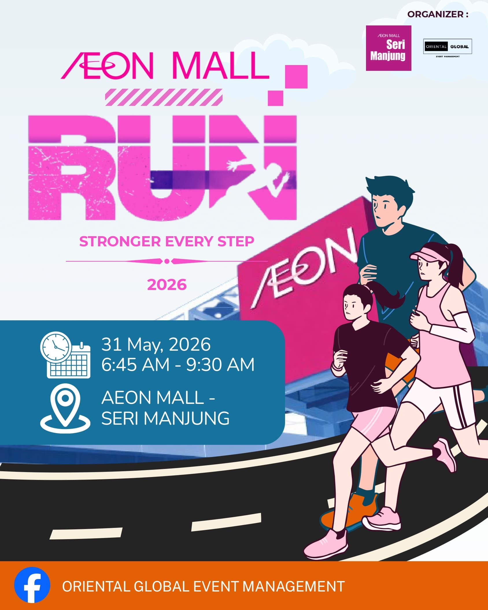 AEON MALL FUN RUN 2026 - SERI MANJUNG banner