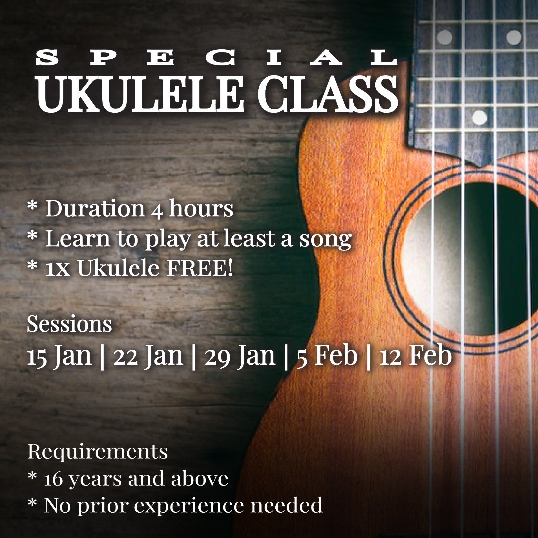 Special Ukulele Class (12 Feb) banner