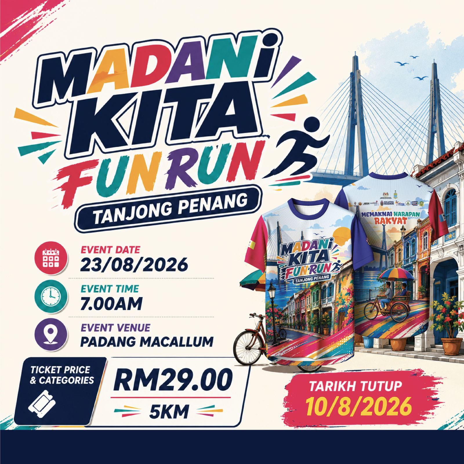 Madani Kita Fun Run @ Tanjong Penang banner