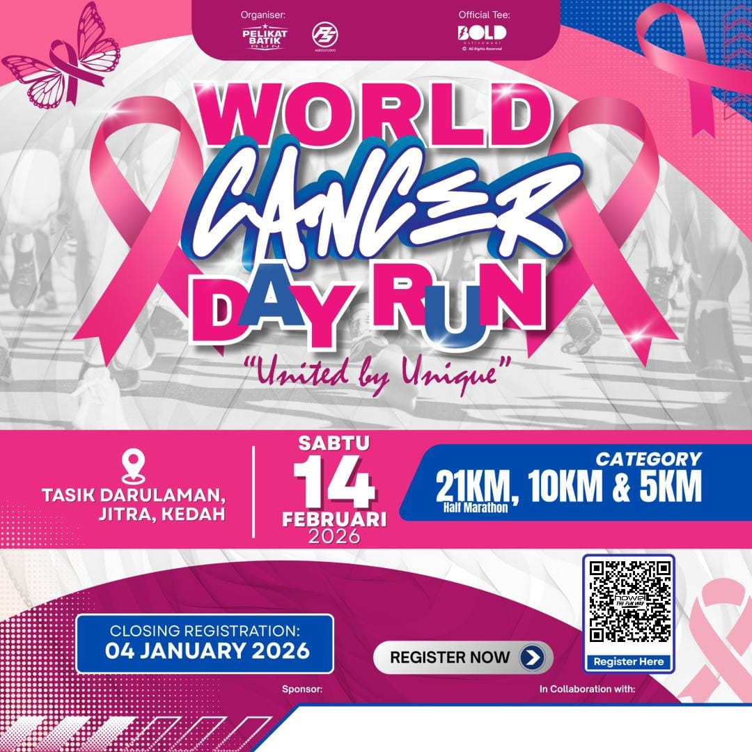 World Cancer Day Run 2026 banner
