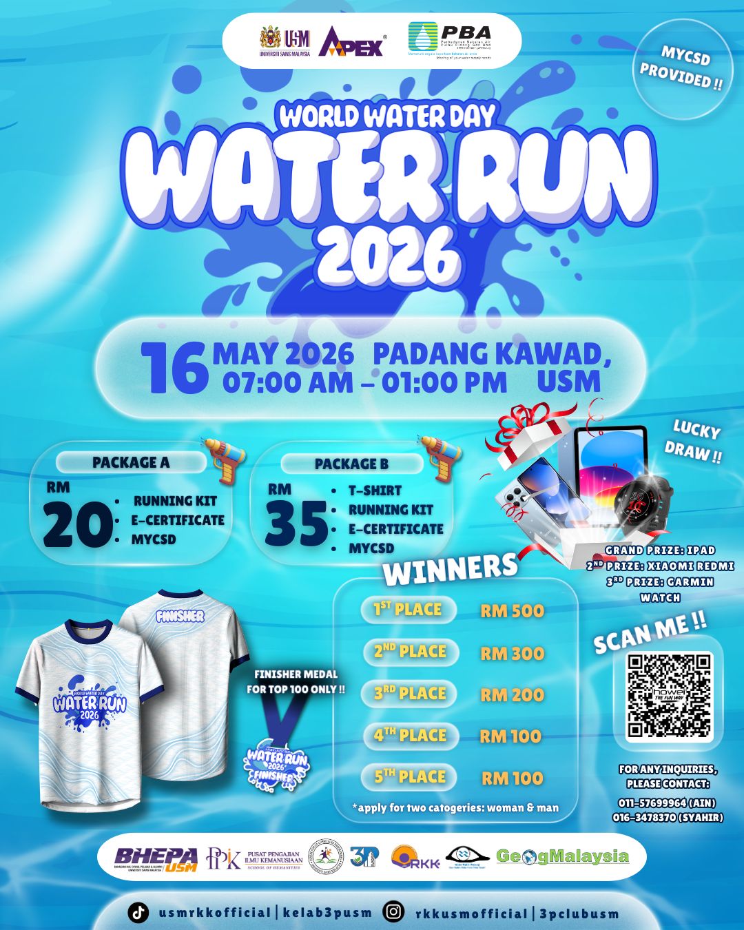 World Water Day - Water Run 2026 banner