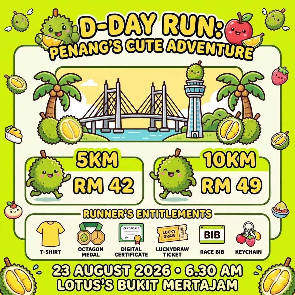 D-Day Run - Penang's Cute Adventure banner