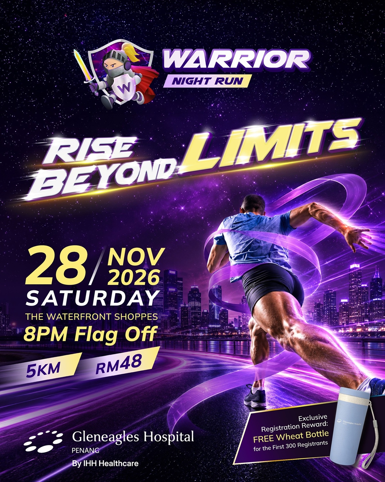 Warrior Night Run 2026 banner