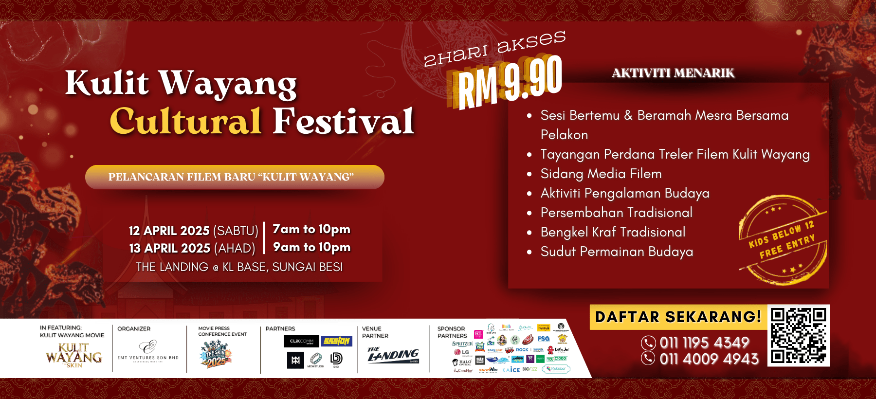 Kulit Wayang Cultural Festival 2025 banner