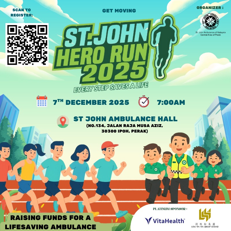 St.John Hero Run 2025 banner