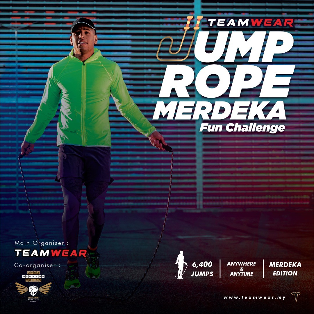 TEAMWEAR MERDEKA 6400 JUMP ROPE FUN CHALLENGE banner