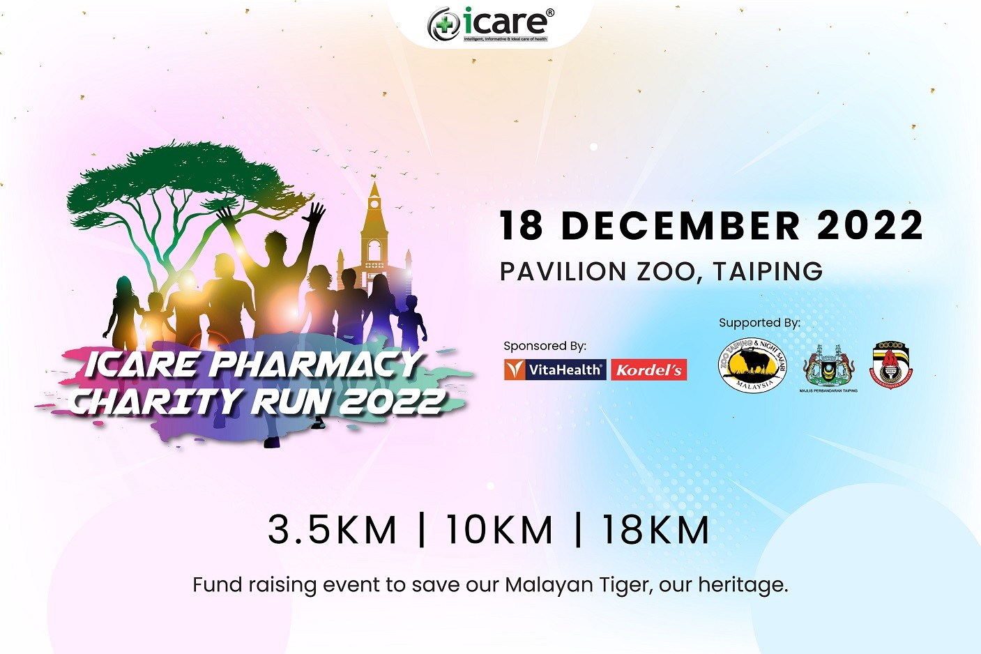 ICARE PHARMACY CHARITY RUN 2022 banner