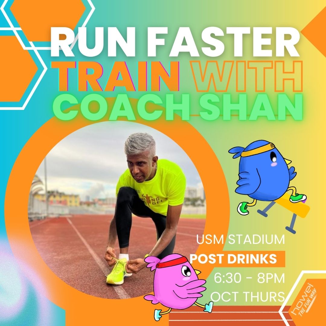Run Faster with Coach Shan - October Training banner