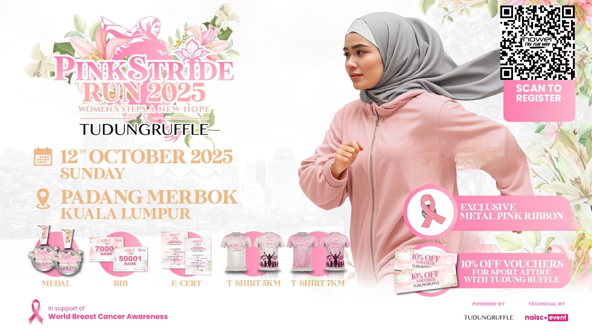Pink Stride Run 2025 banner