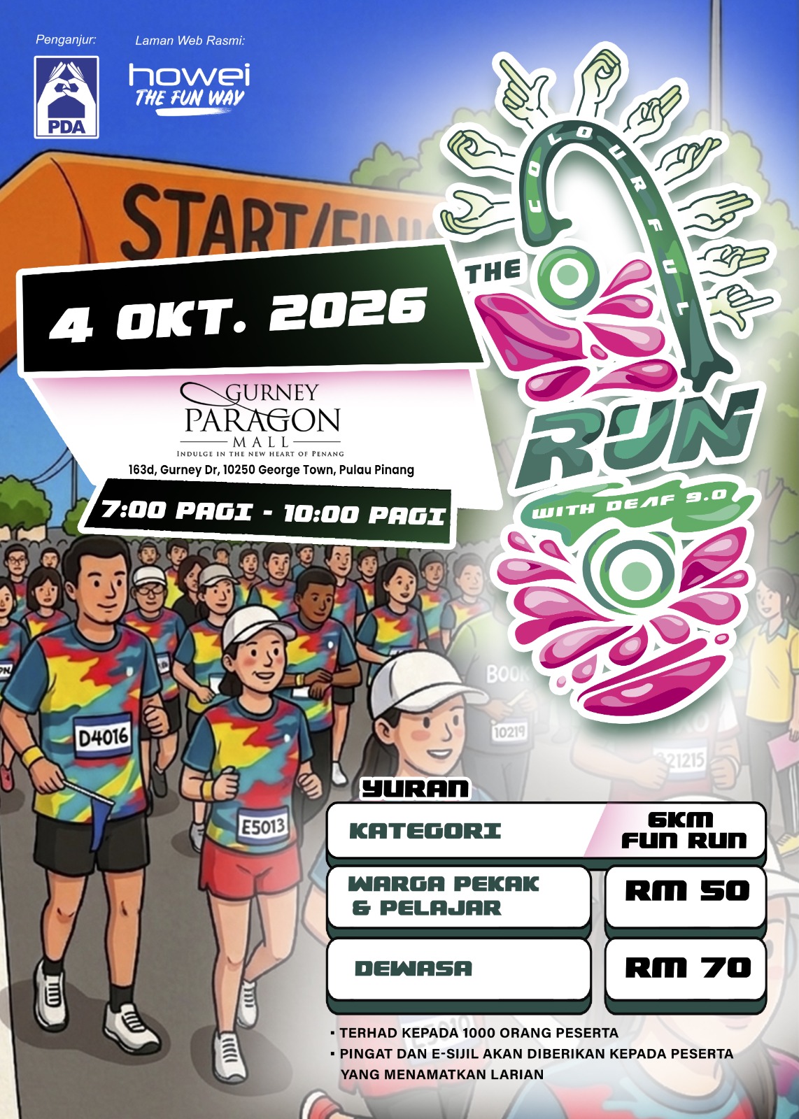 The Colourful Run 9.0 (2026) banner