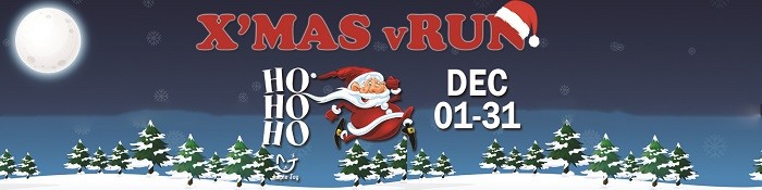 Christmas Virtual Run banner
