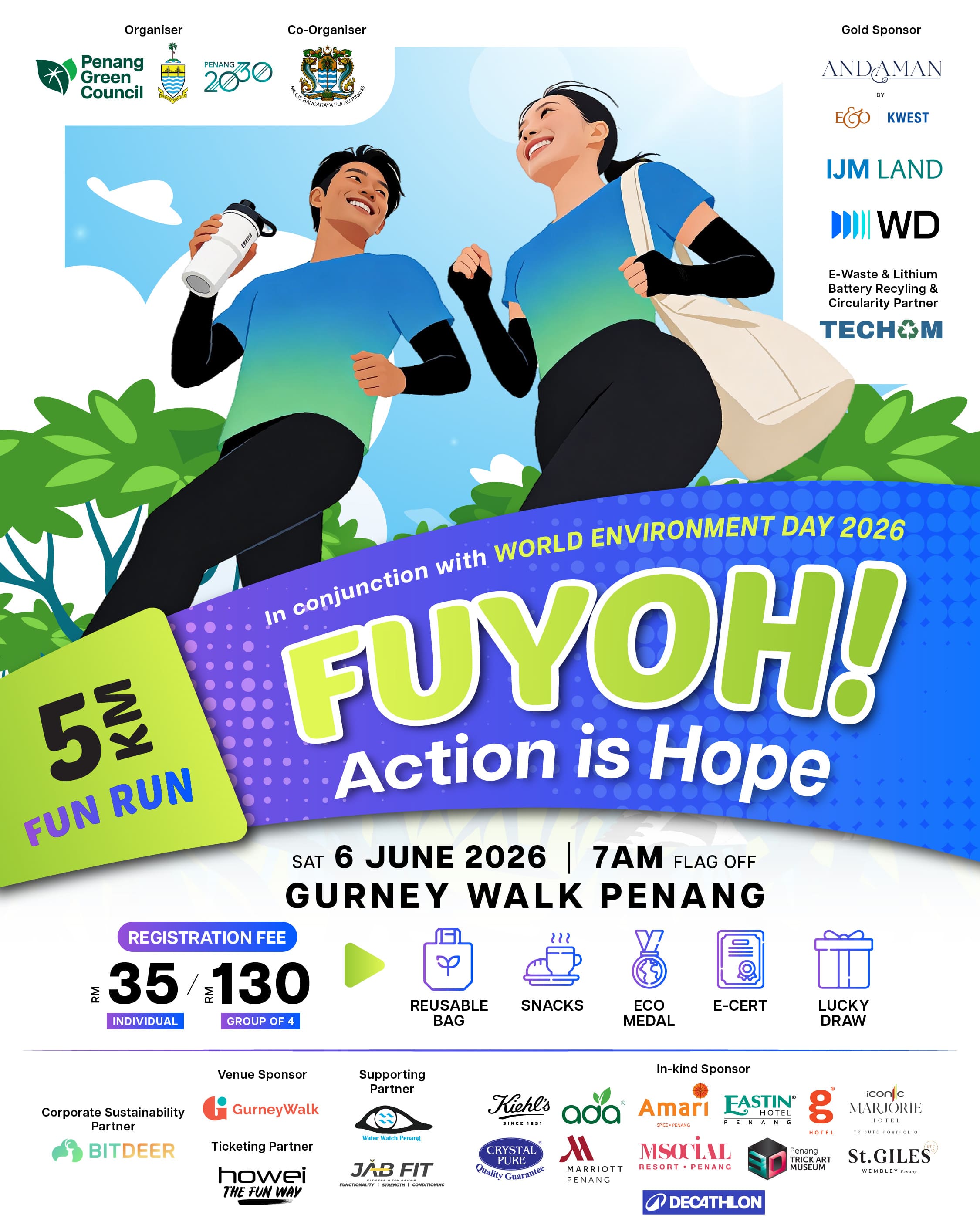 Fuyoh! Action is Hope! - World Environment Day (WED) 2026 banner