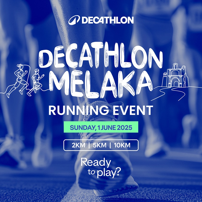 Decathlon Melaka Running Event 2025 banner