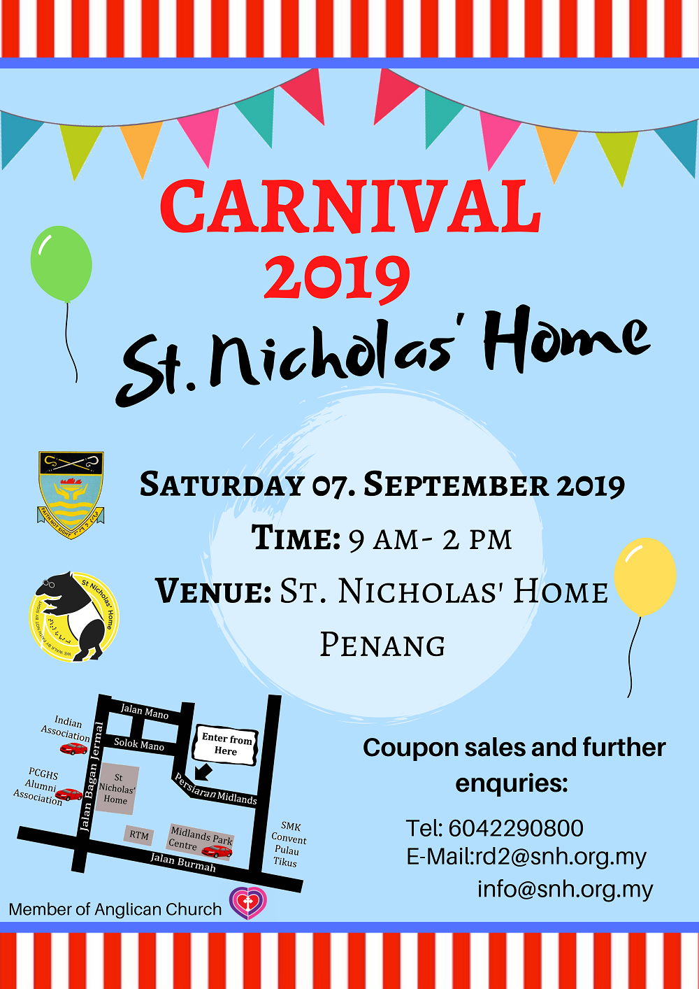 St. Nicholas' Home Carnival 2019 banner