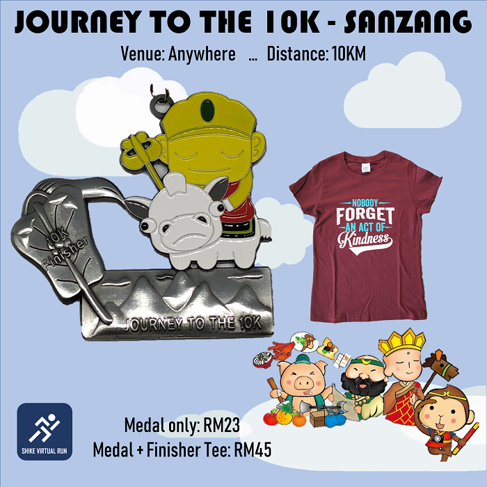 SHIKE Journey to 10K Virtual Run - Sanzang banner